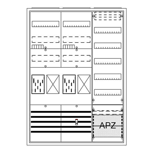 STRIEBEL & JOHN Komplettschrank APBKE-IA372Z2R1V5A2 BA37CG